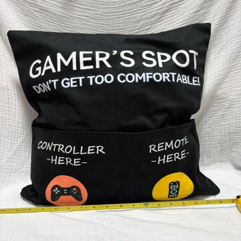 Gamers throw pillow cover